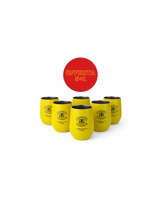 OFFERTA 5+1 Bicchiere Termico Visionair Gin