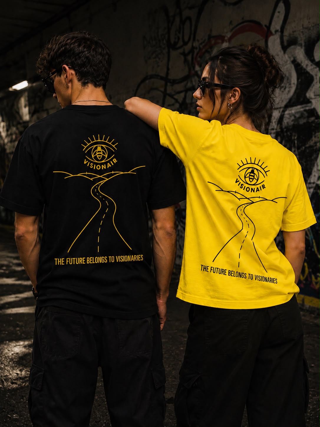 T-shirt Visionair Gin-Indossa la Visione